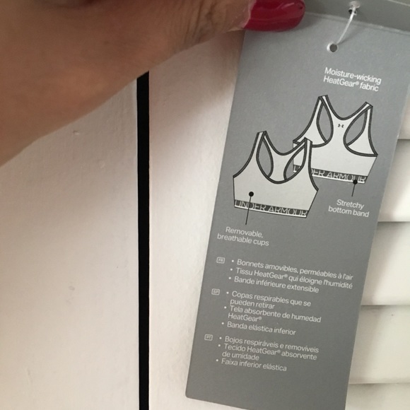 w/TAG UNDER ARMOUR. Sports BRA Racerback - Picture 4 of 7